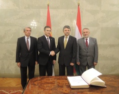 9 October 2013 The National Assembly Speaker in meeting with the Hungarian Parliament Speaker